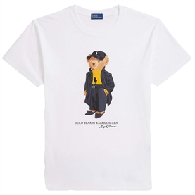 Polo Ralph Lauren Polo Bear Cotton Jersey T-shirt, Hvid